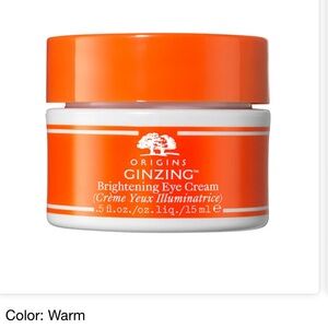 NWOB Origins Ginzing Vitamin C Eye Cream to Brighten and Depuff in Warm